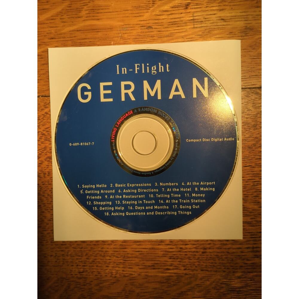 In Flight German cd Disc Only